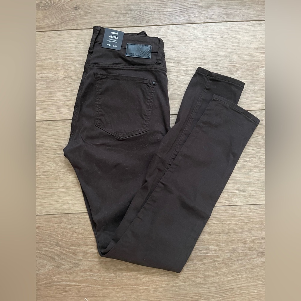 Mavi Women’s Dark Brown Skinny Jeans - Brand New